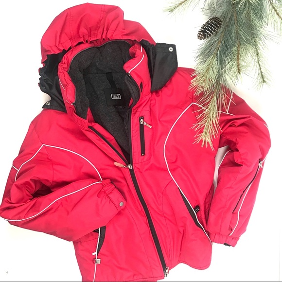 NILS Jackets & Blazers - NILS Red Ski Jacket, Size 6, AS IS